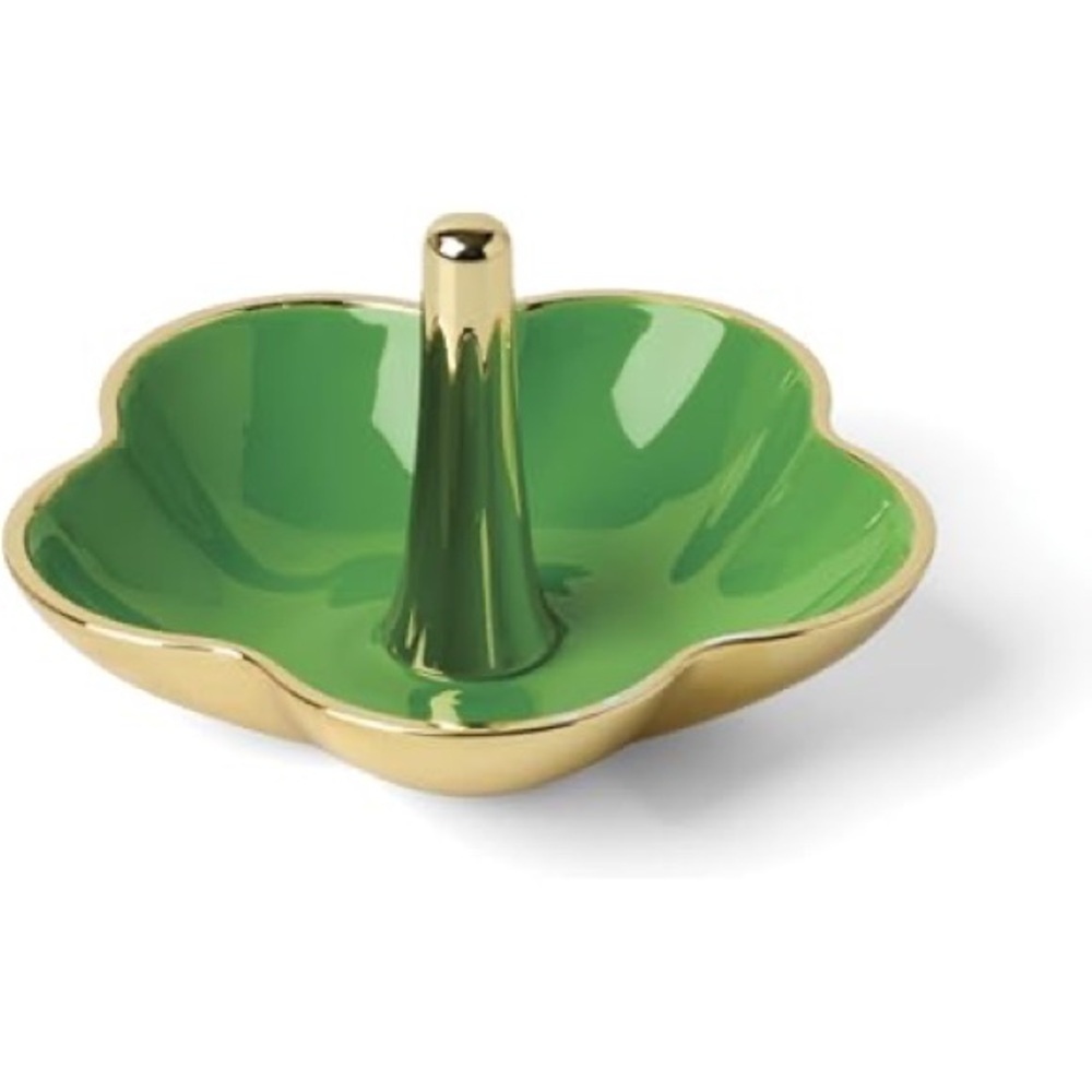kate spade new york Make It Pop Metal Ring Dish, Green
